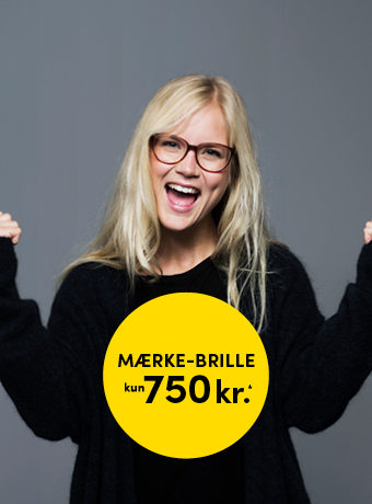 Mærke-brille kun 750 kr